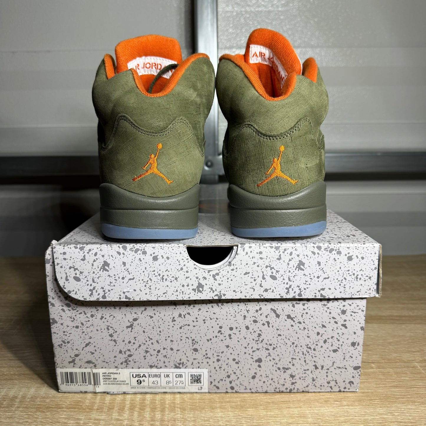 Size 9.5 - AJ 5 Retro Olive