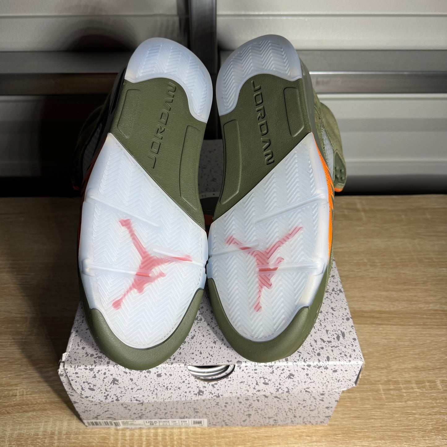 Size 9.5 - AJ 5 Retro Olive