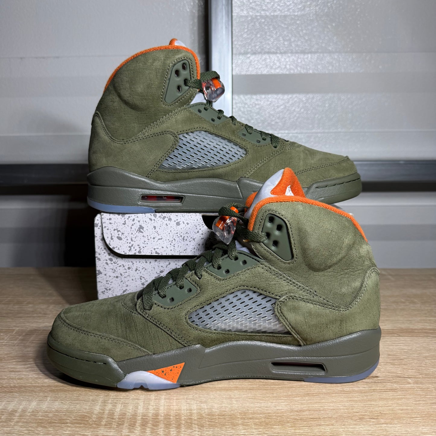 Size 9.5 - AJ 5 Retro Olive