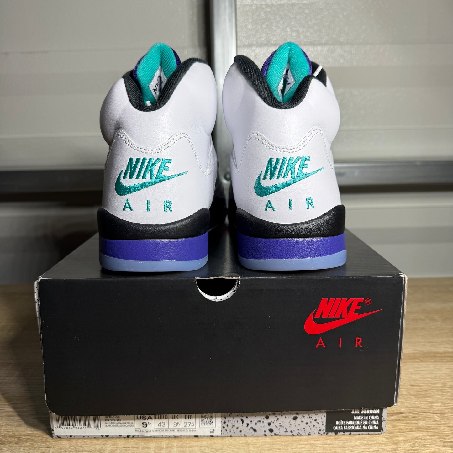 Size 9.5 - AJ 5 Retro OG Grape