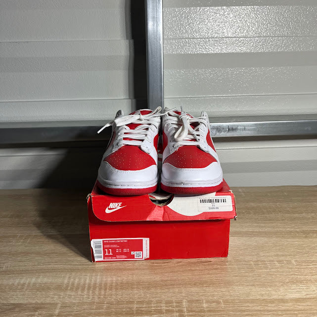Size 11 - Dunk Low Retro Championship Red