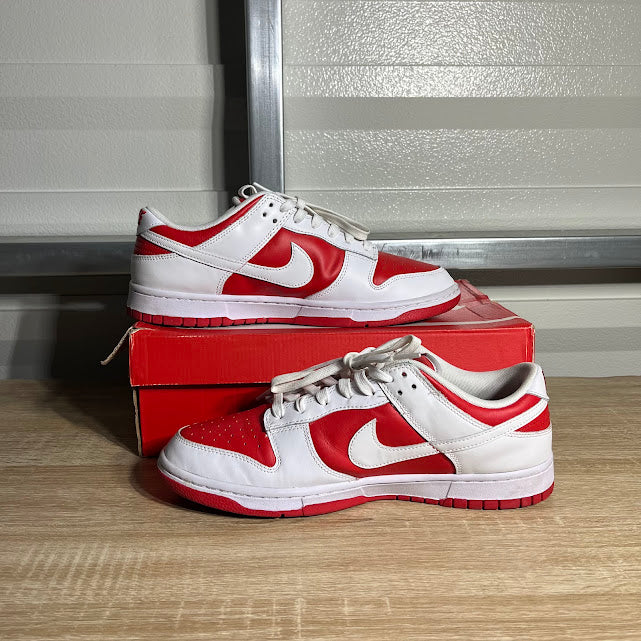 Size 11 - Dunk Low Retro Championship Red