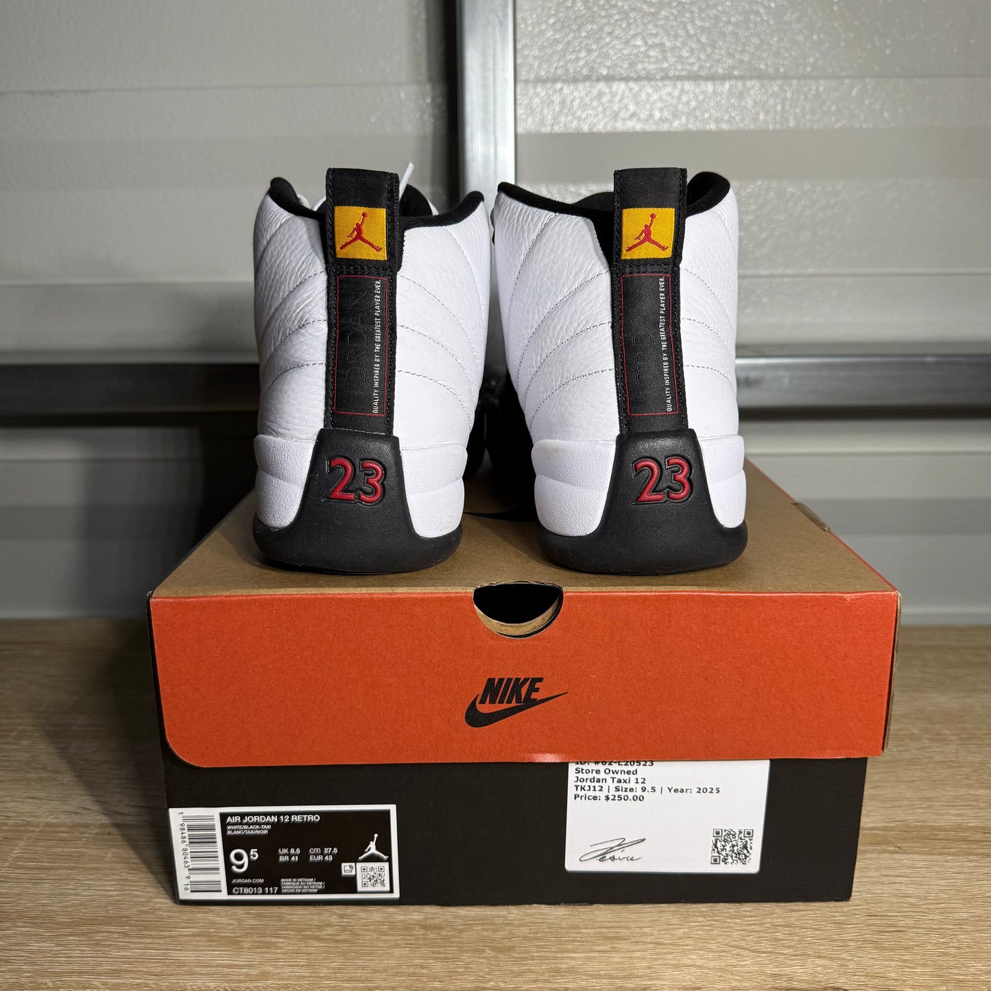 Size 9.5 - AJ 12 Retro Taxi