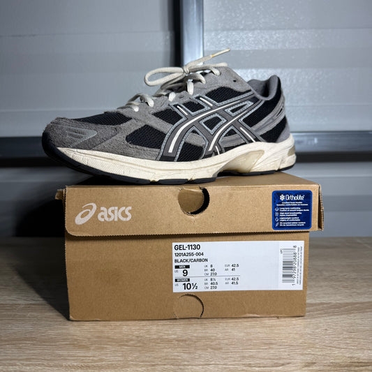Size 9 - Asics Gel-1130 Black Carbon