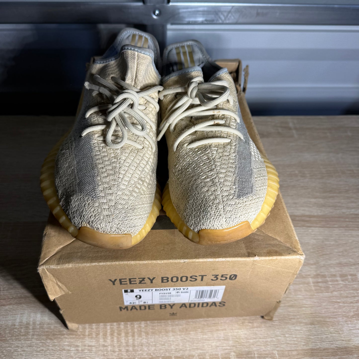 Size 9 - YZY Boost 350 V2 Linen