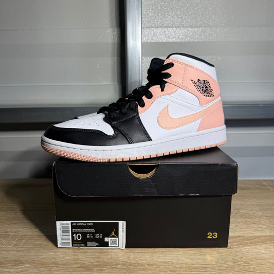 Size 10 - AJ 1 Mid Arctic Orange Black