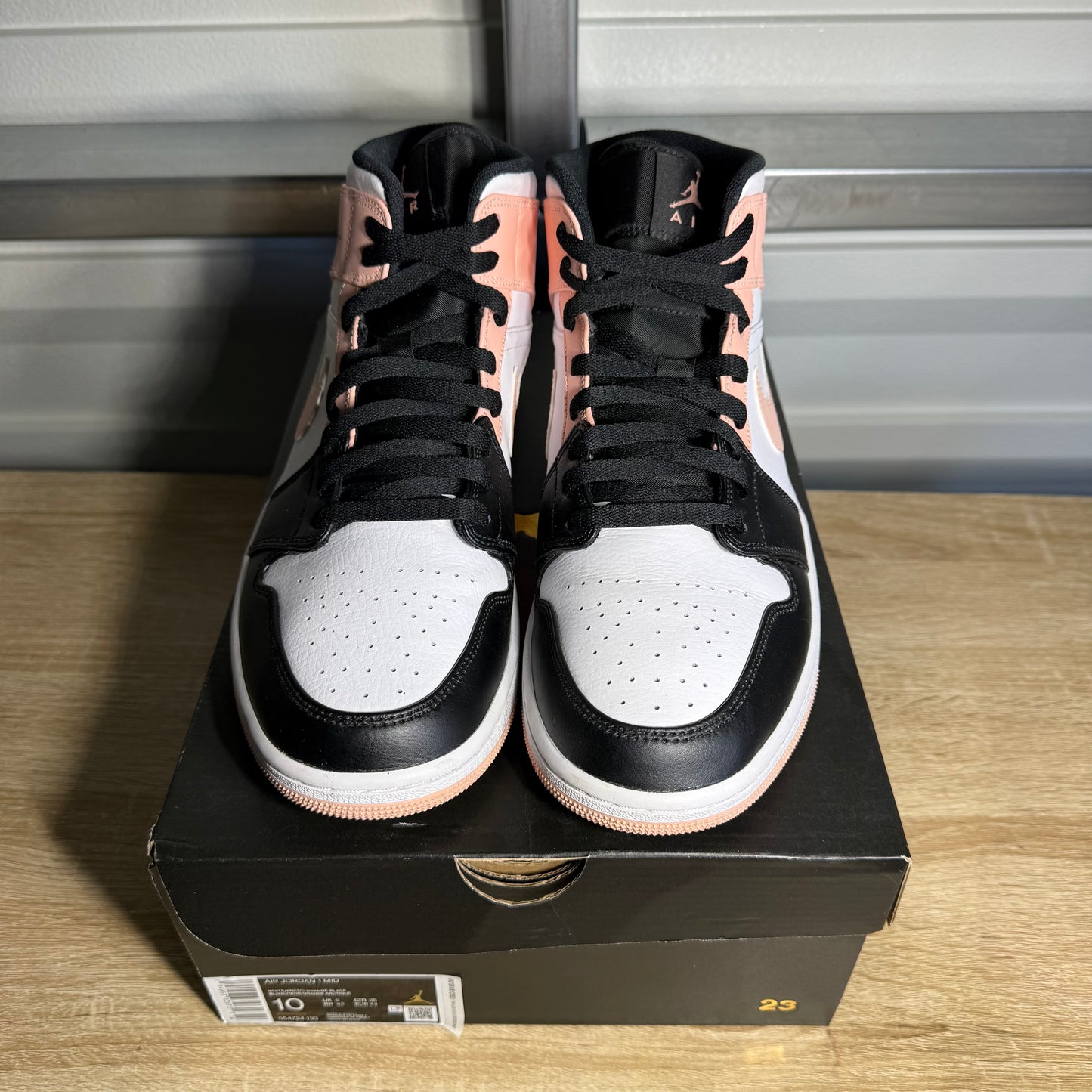 Size 10 - AJ 1 Mid Arctic Orange Black