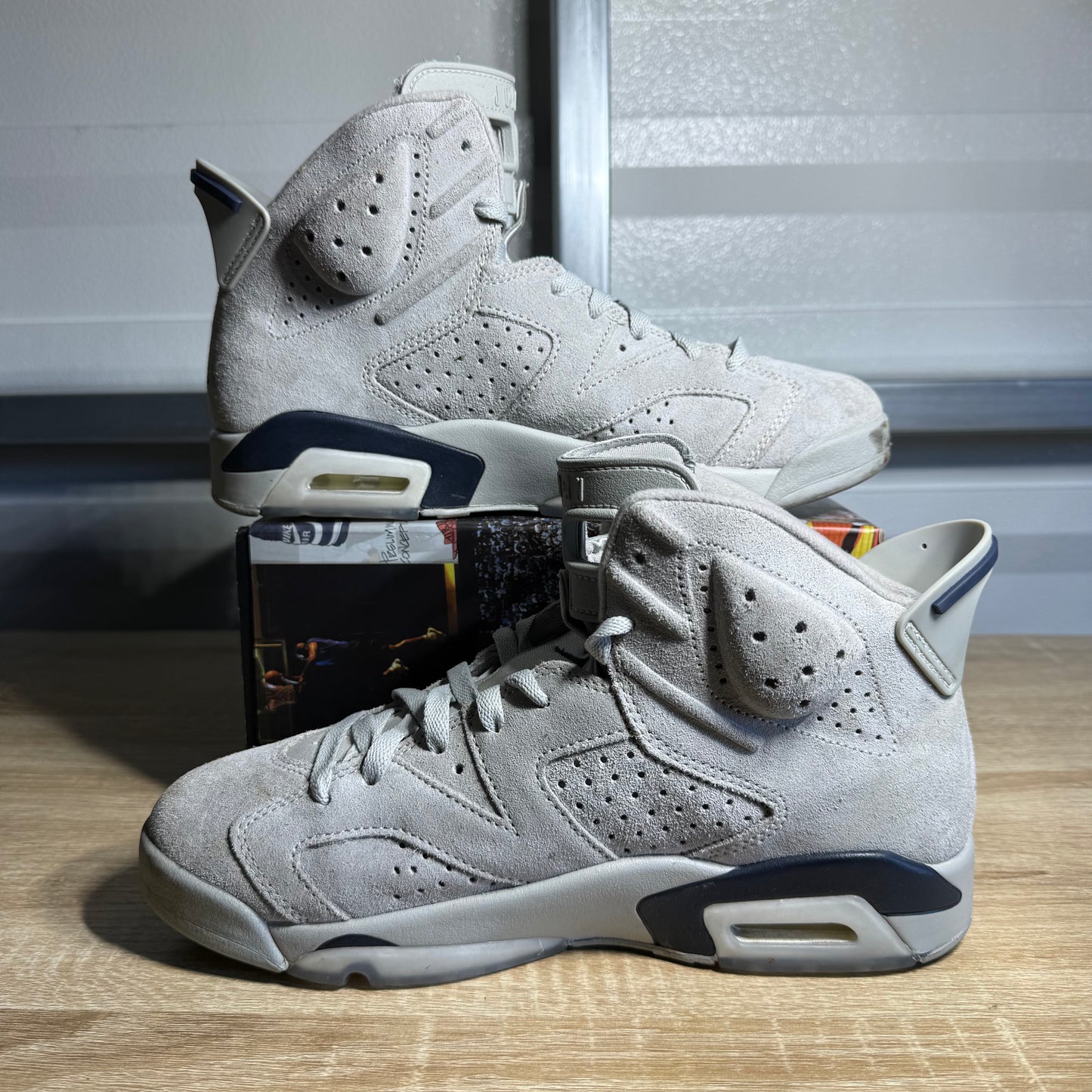 Size 8.5 - AJ 6 Retro Mid Georgetown Suede Navy
