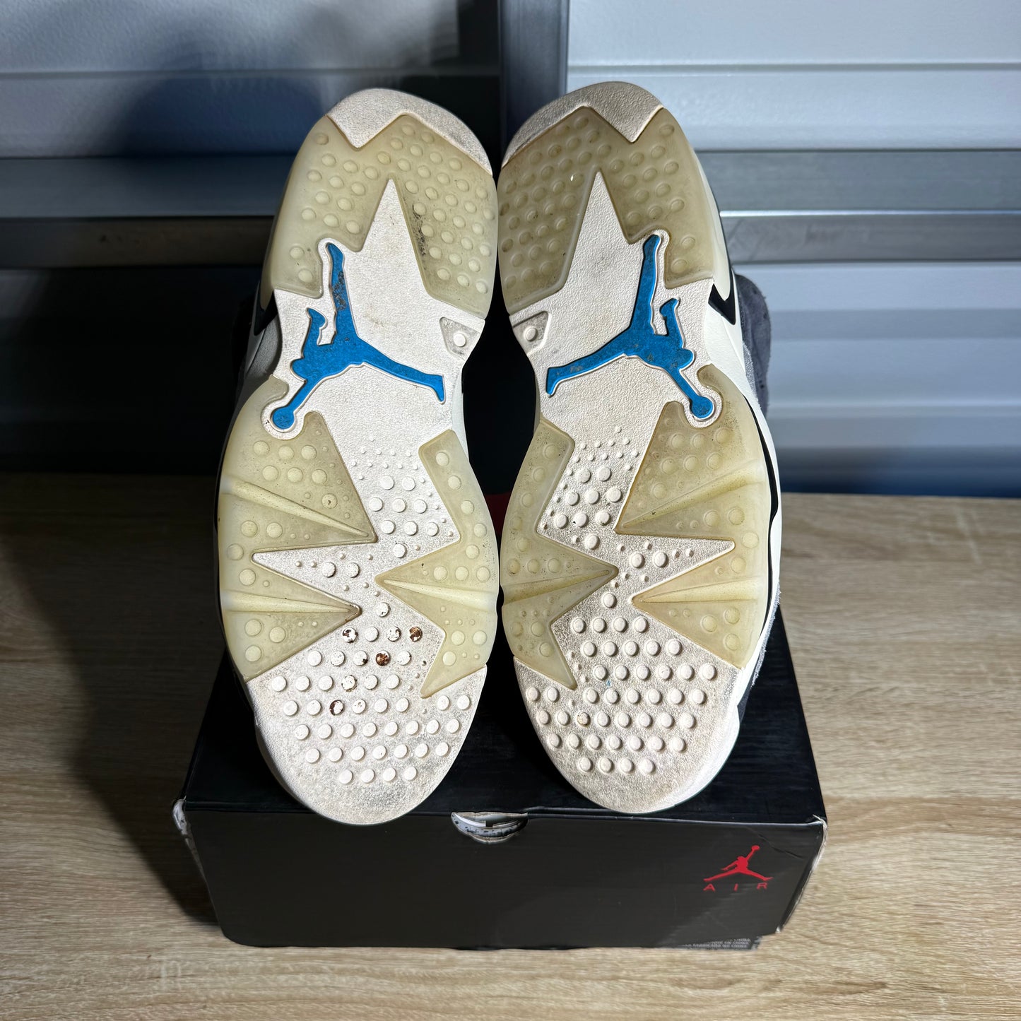 Size 11W - AJ 6 Retro Tech Chrome