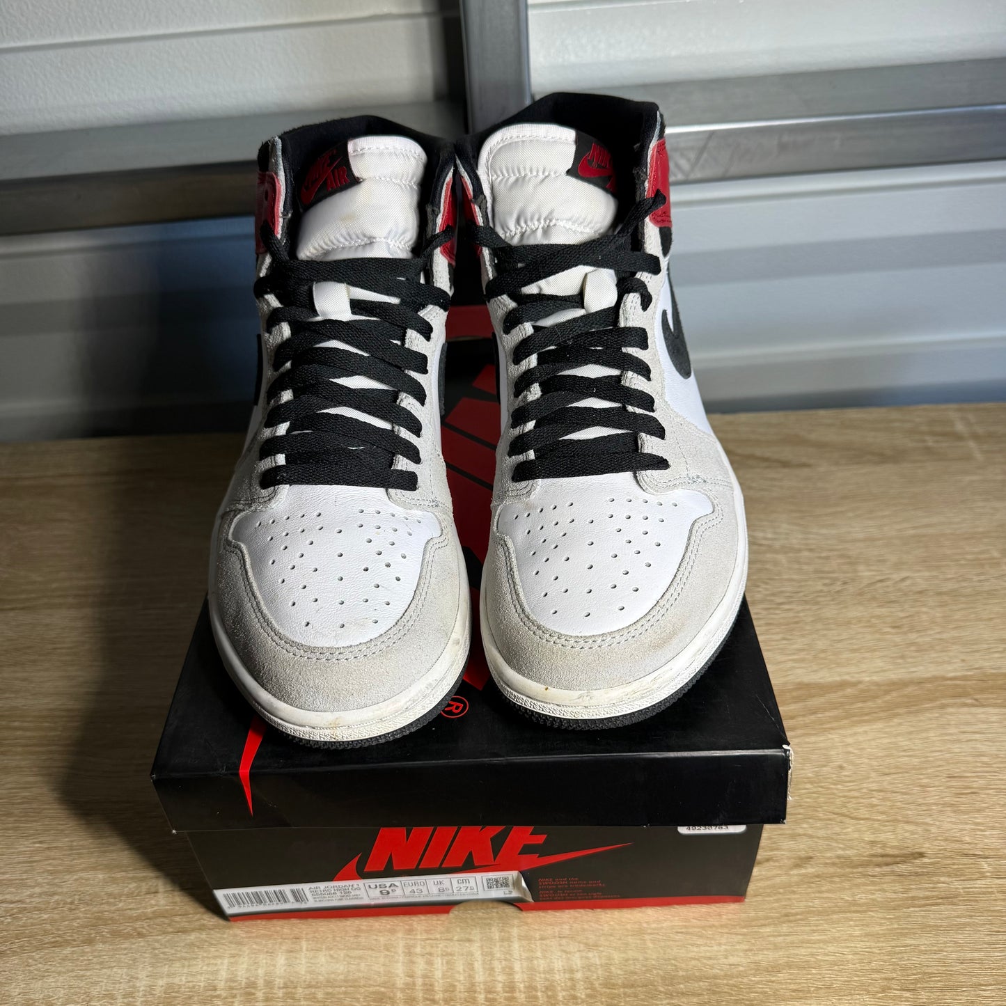 Size 9.5 - AJ 1 Retro High OG Smoke Grey