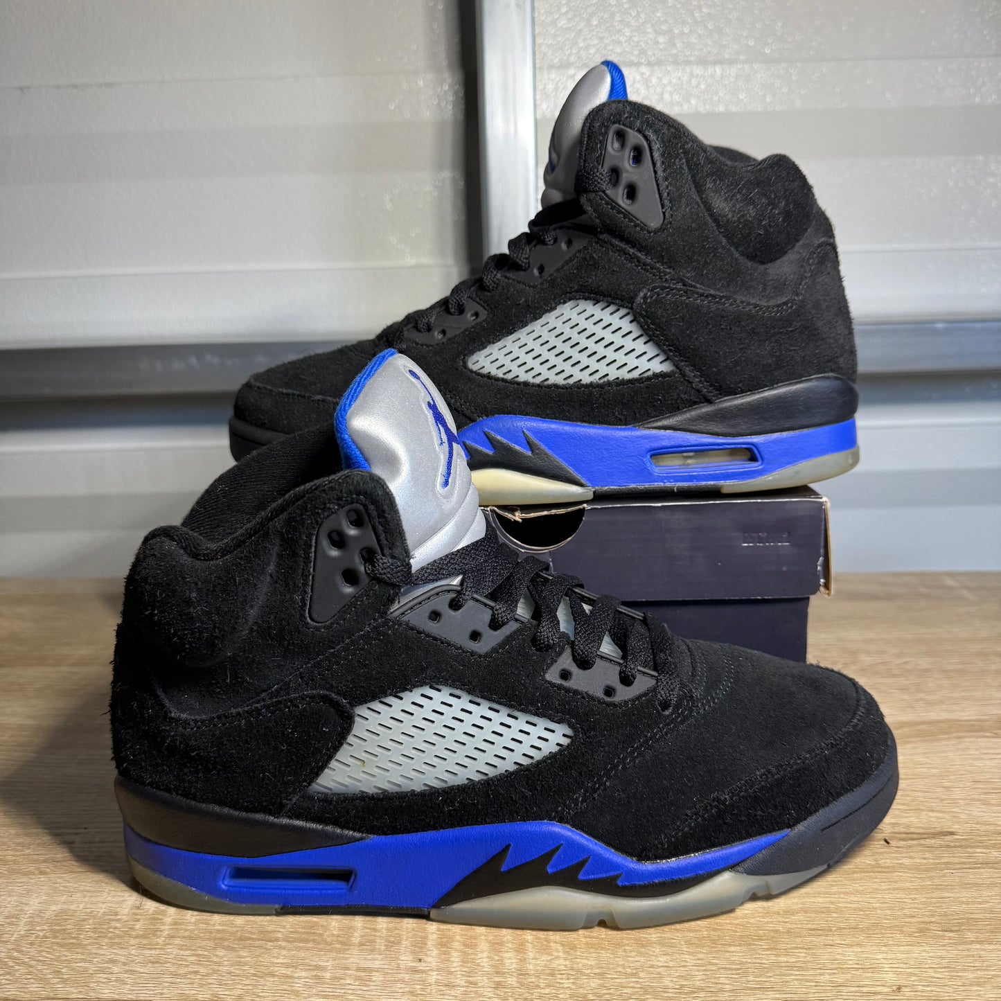 Size 9.5 - AJ 5 Retro Racer Blue