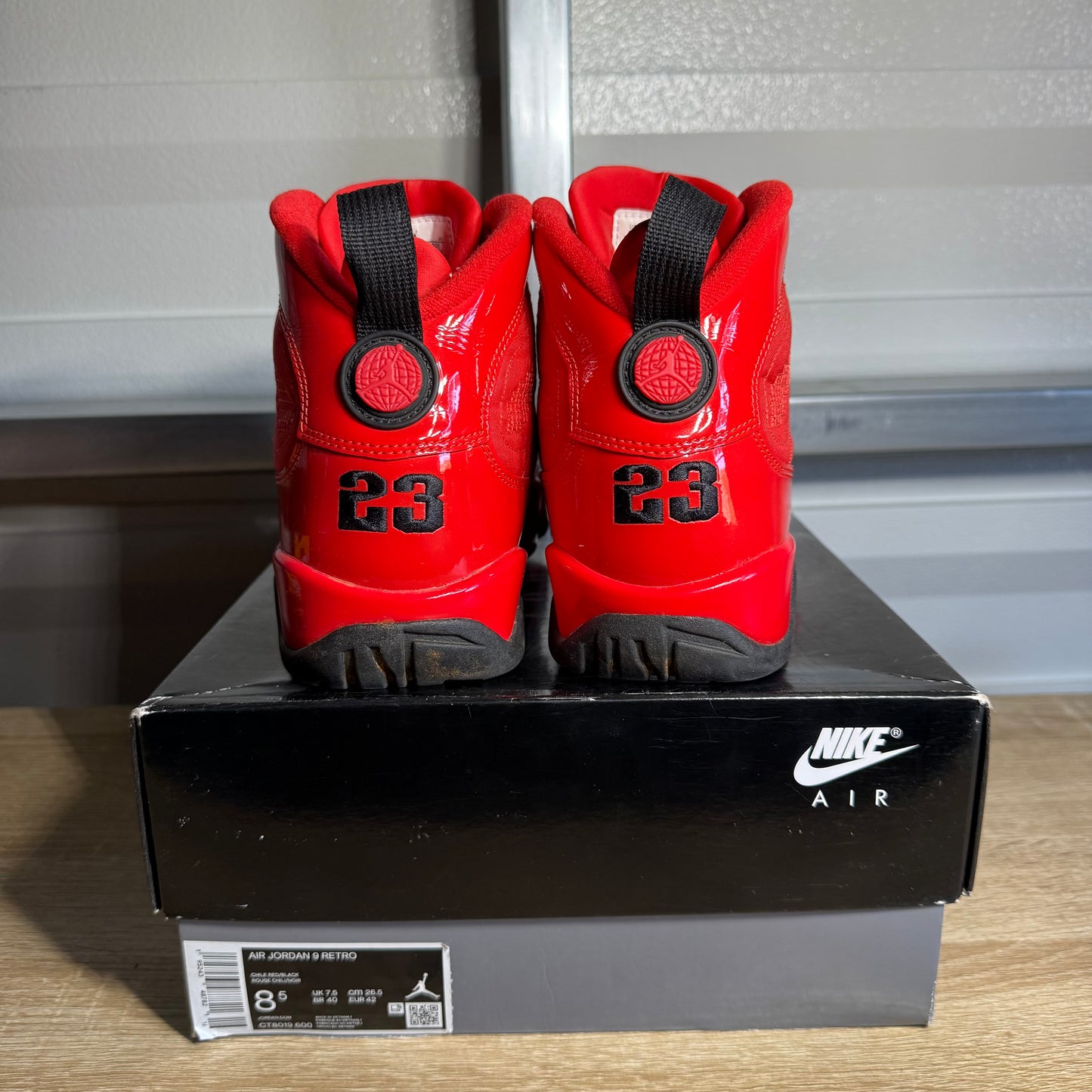 Size 8.5 - AJ 9 Retro Chile Red