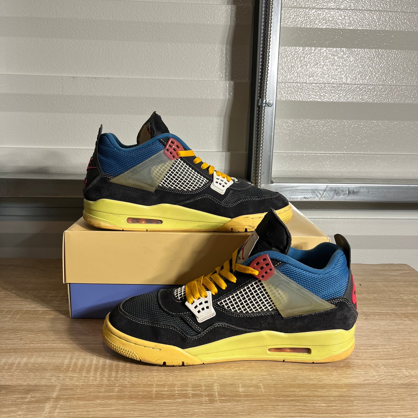 Size 13 - AJ 4 Retro Union LA Off Noir