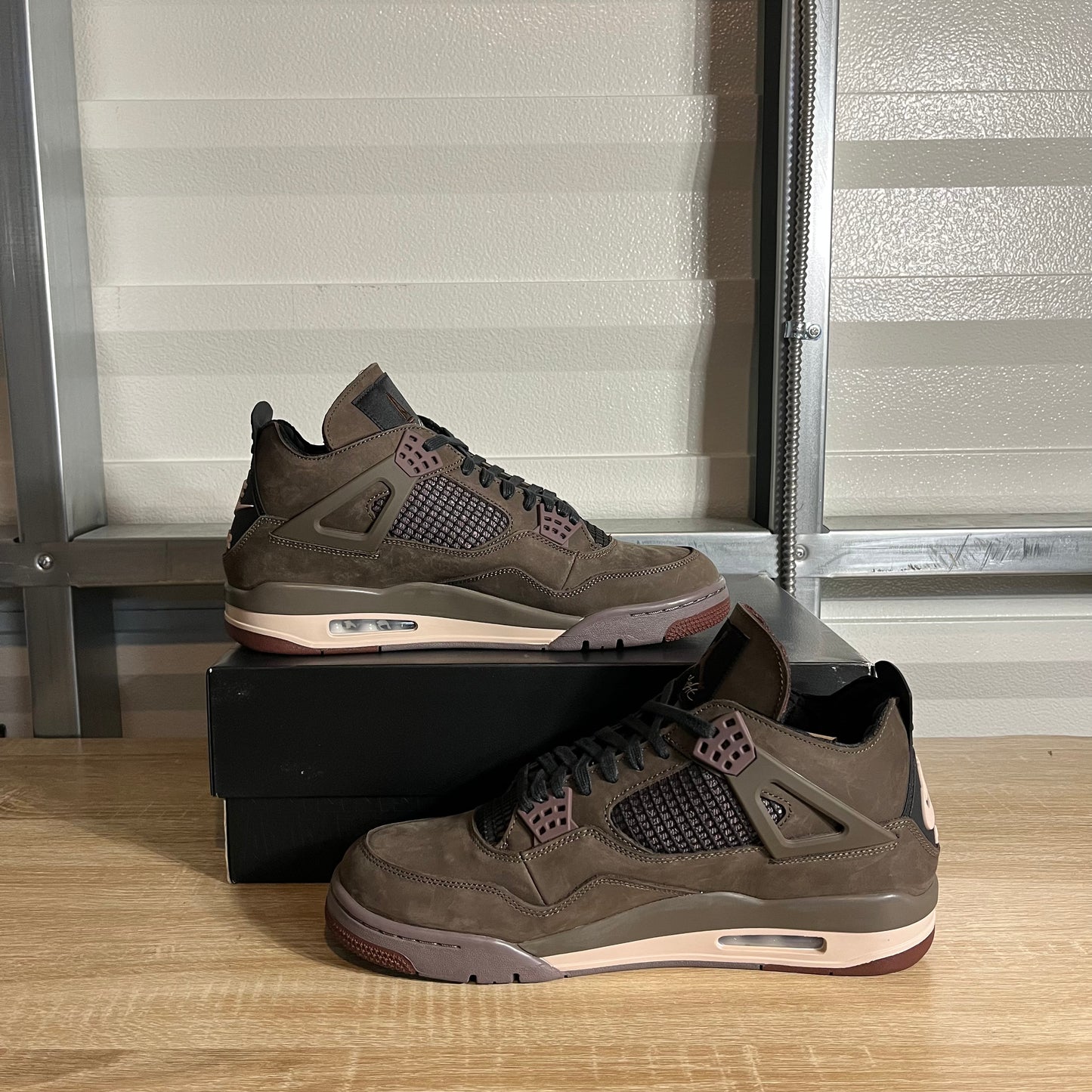 Size 12 - AJ 4 Retro A Ma Maniére Dark Mocha