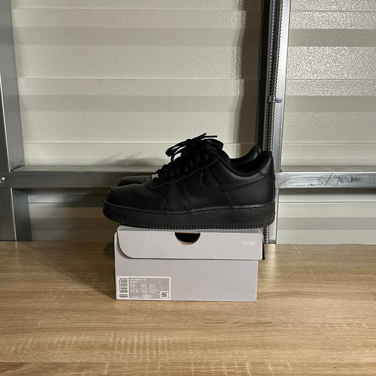 Size 10 - AF 1 '07 Low Triple Black