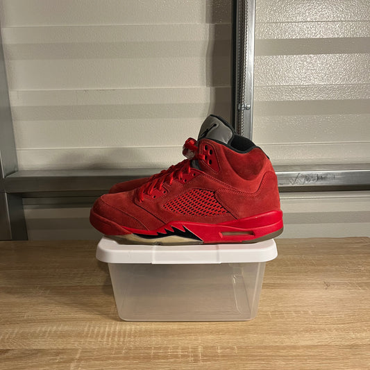 Size 12 - AJ 5 Retro Red Suede