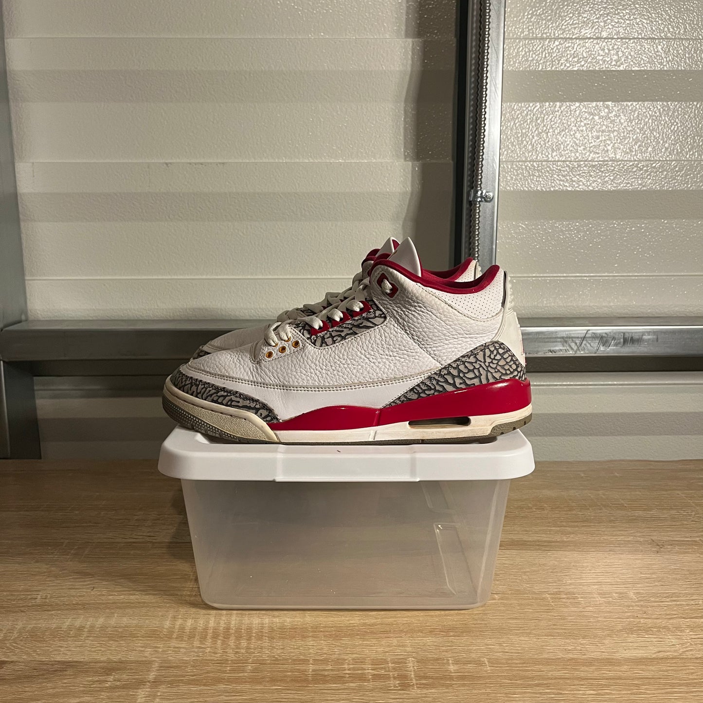 Size 10 - AJ 3 Retro Cardinal Red