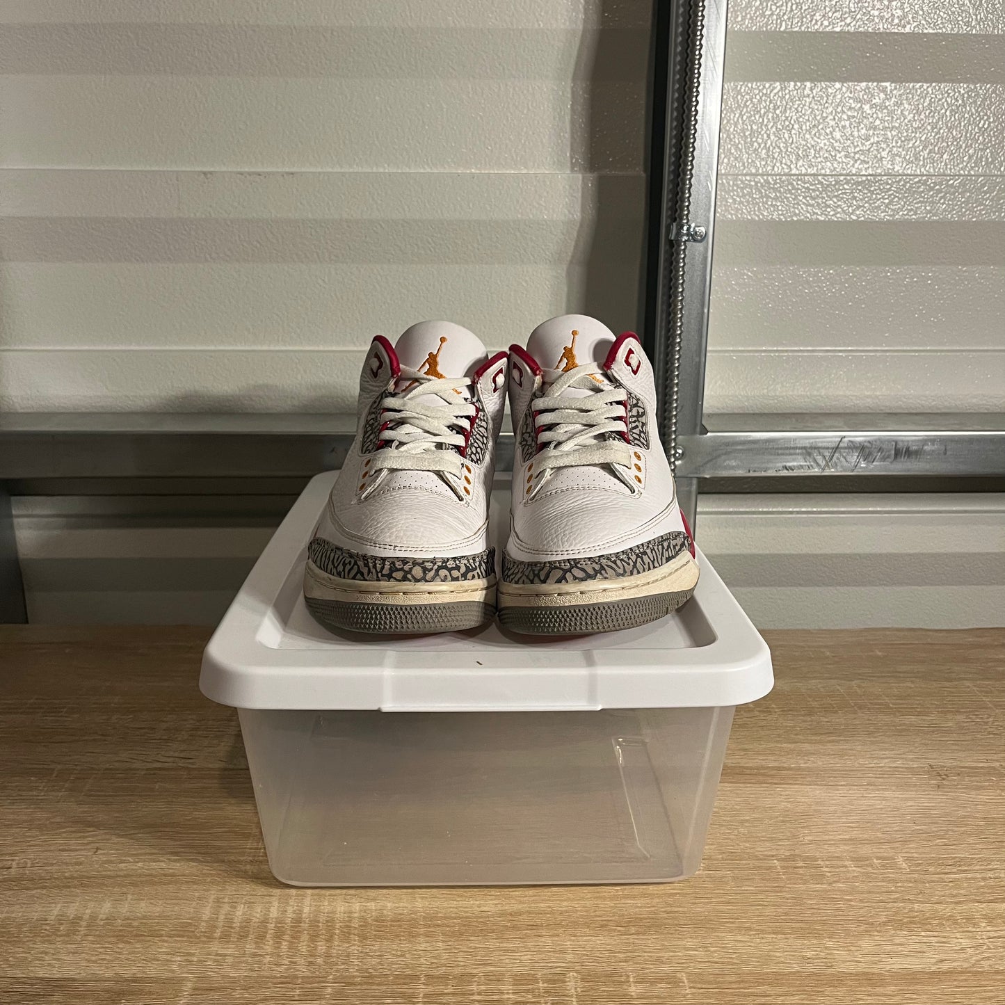 Size 10 - AJ 3 Retro Cardinal Red