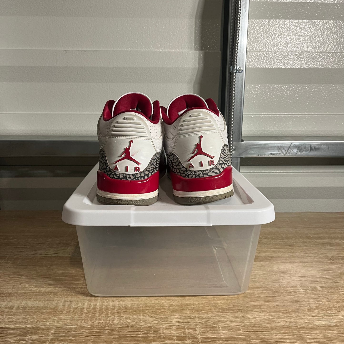 Size 10 - AJ 3 Retro Cardinal Red