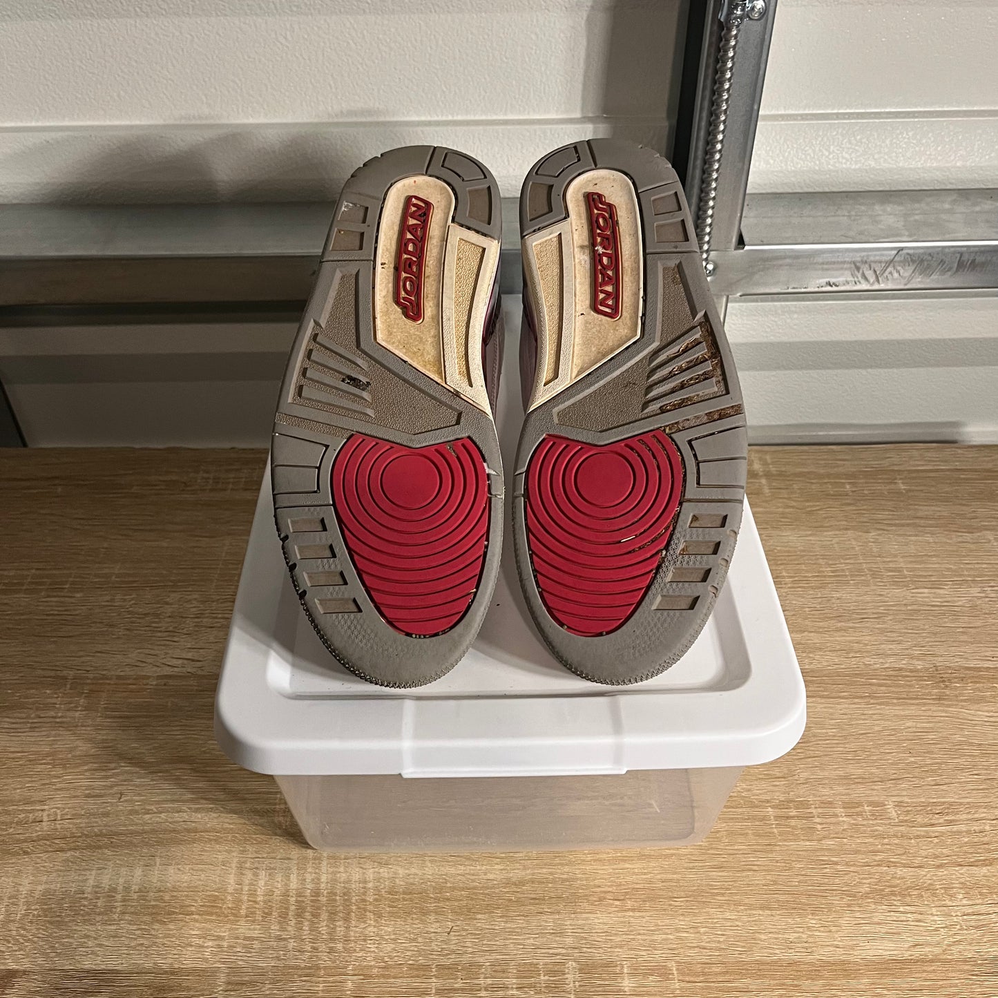 Size 10 - AJ 3 Retro Cardinal Red