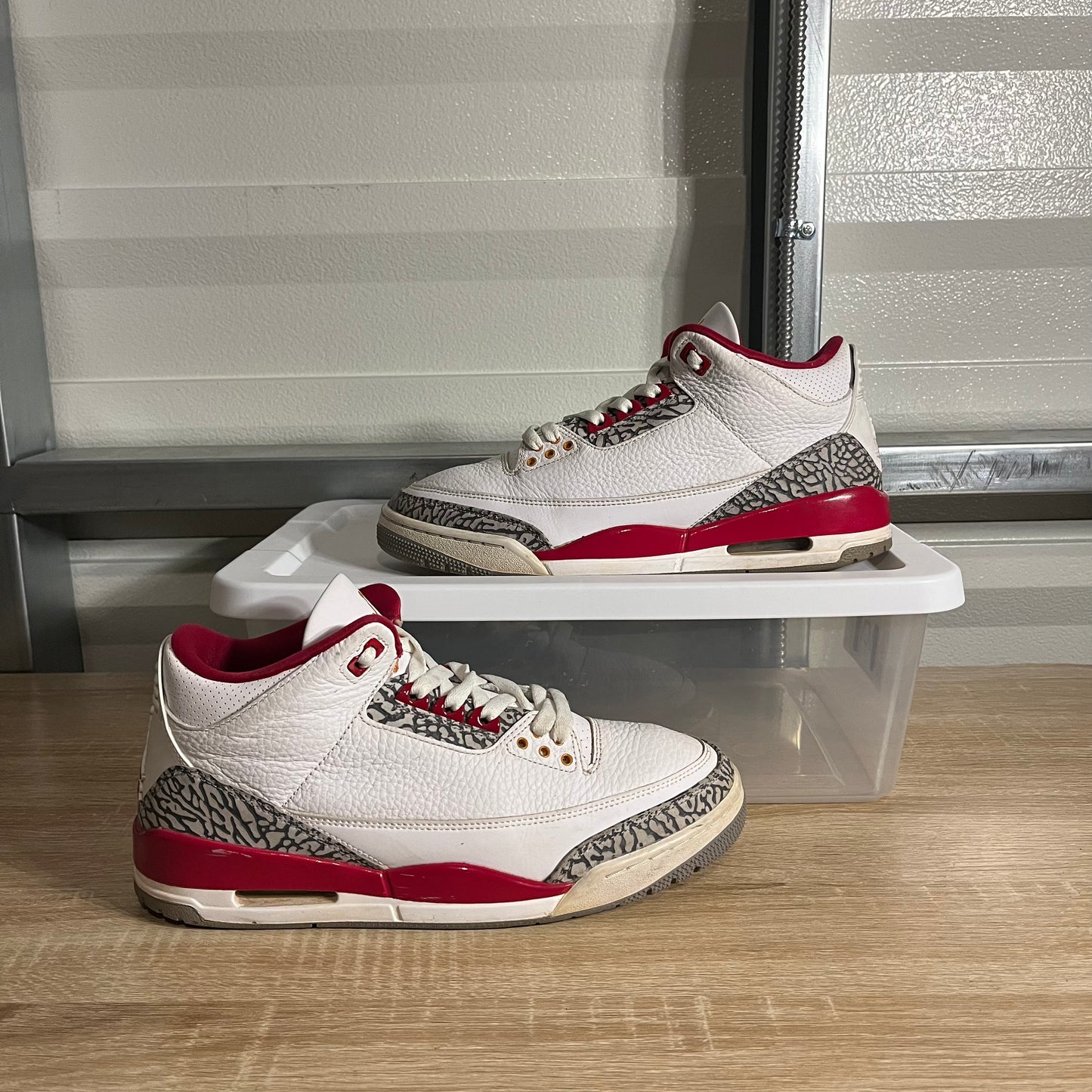 Size 10 - AJ 3 Retro Cardinal Red