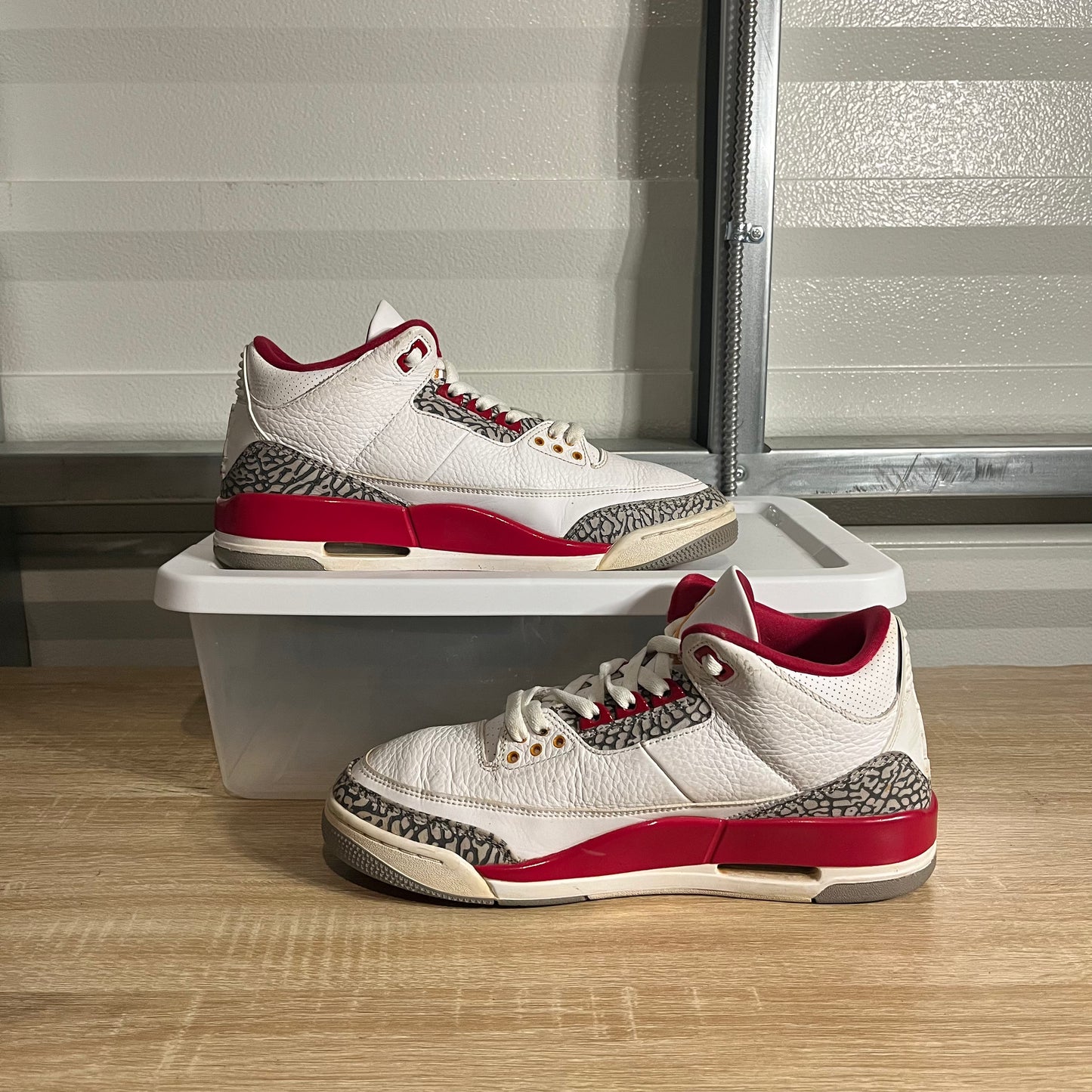 Size 10 - AJ 3 Retro Cardinal Red