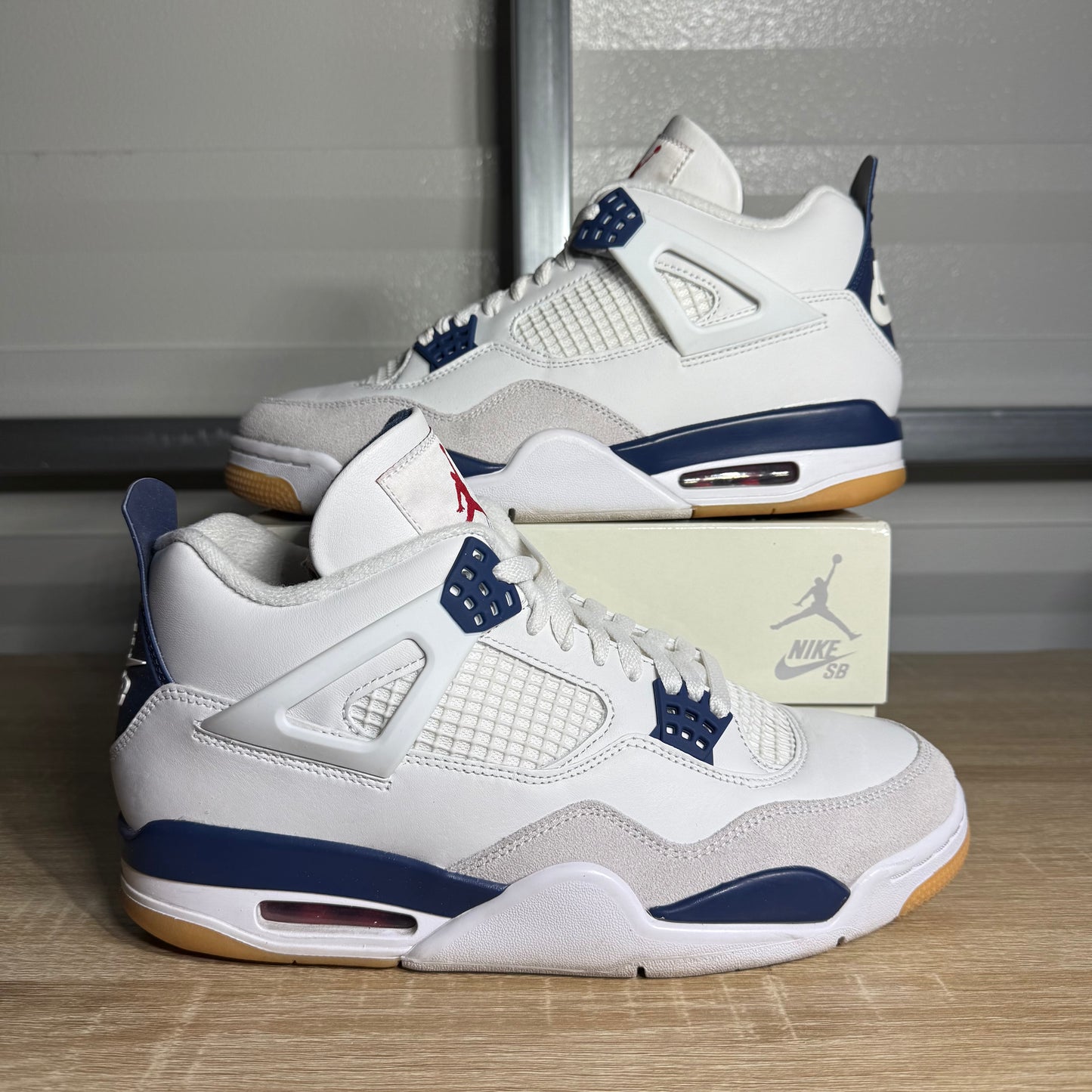 Size 10 -  SB x AJ 4 Retro SP Navy