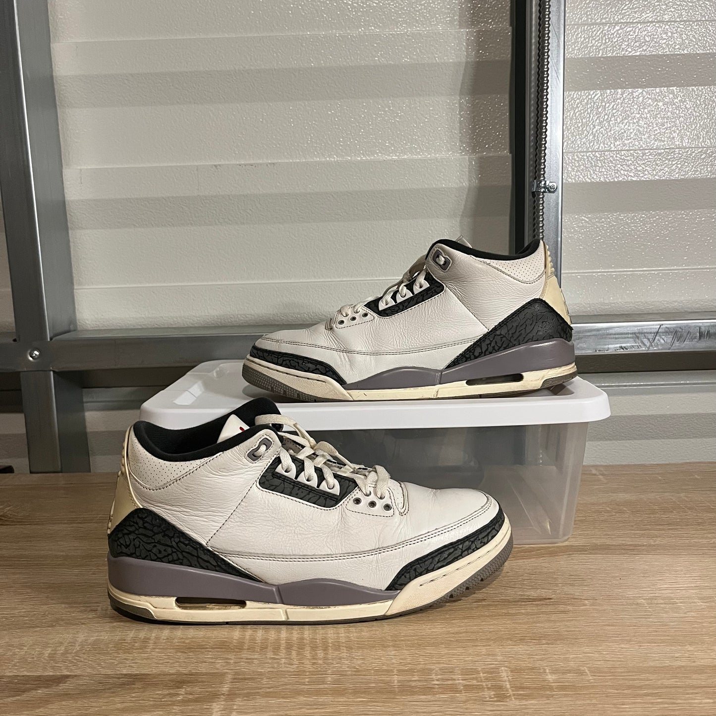 Size 12 - AJ 3 Retro Cement Grey