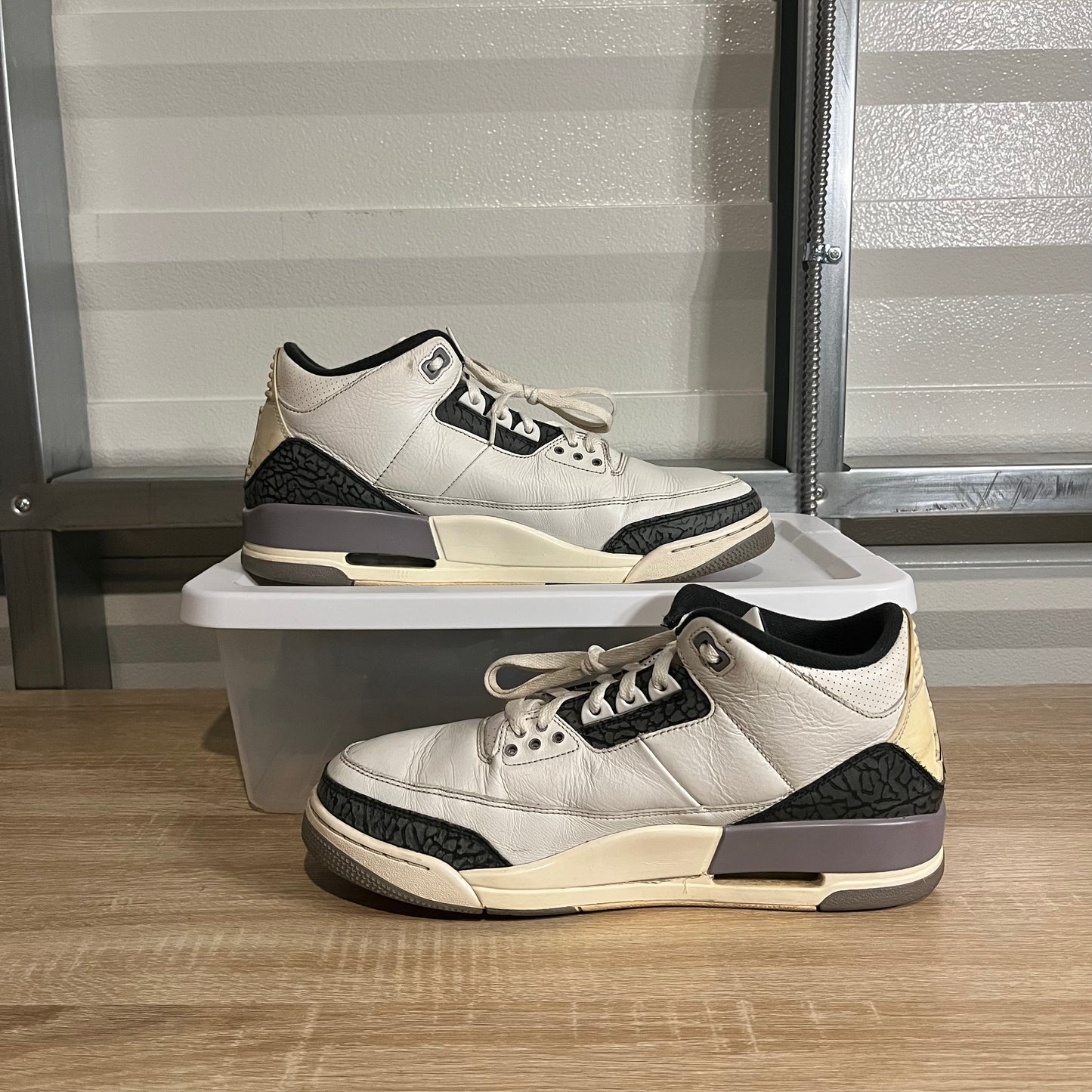 Size 12 - AJ 3 Retro Cement Grey