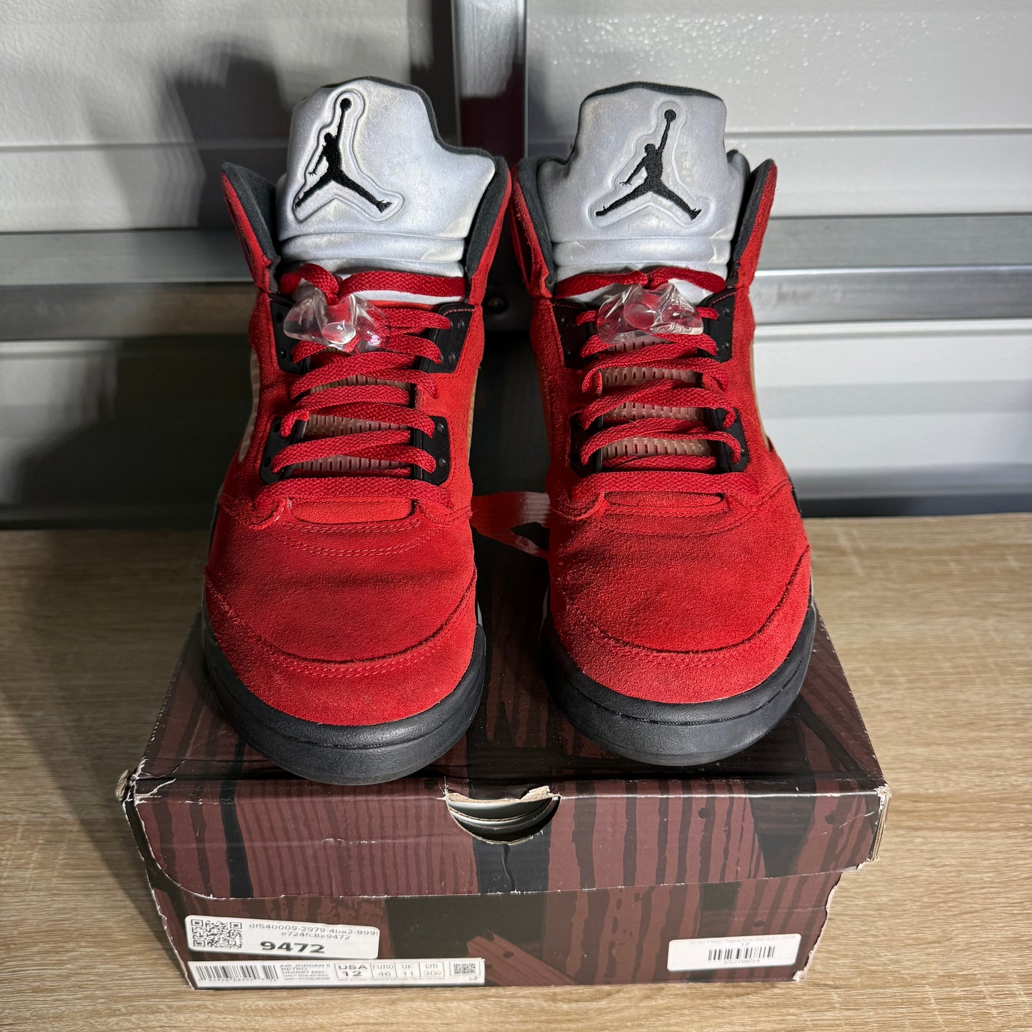 Size 12 - AJ 5 Retro Raging Bull