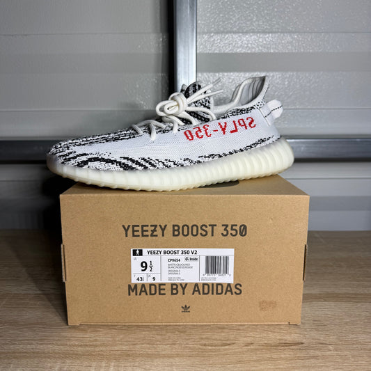 Size 9.5 - YZY Boost 350 V2 Zebra