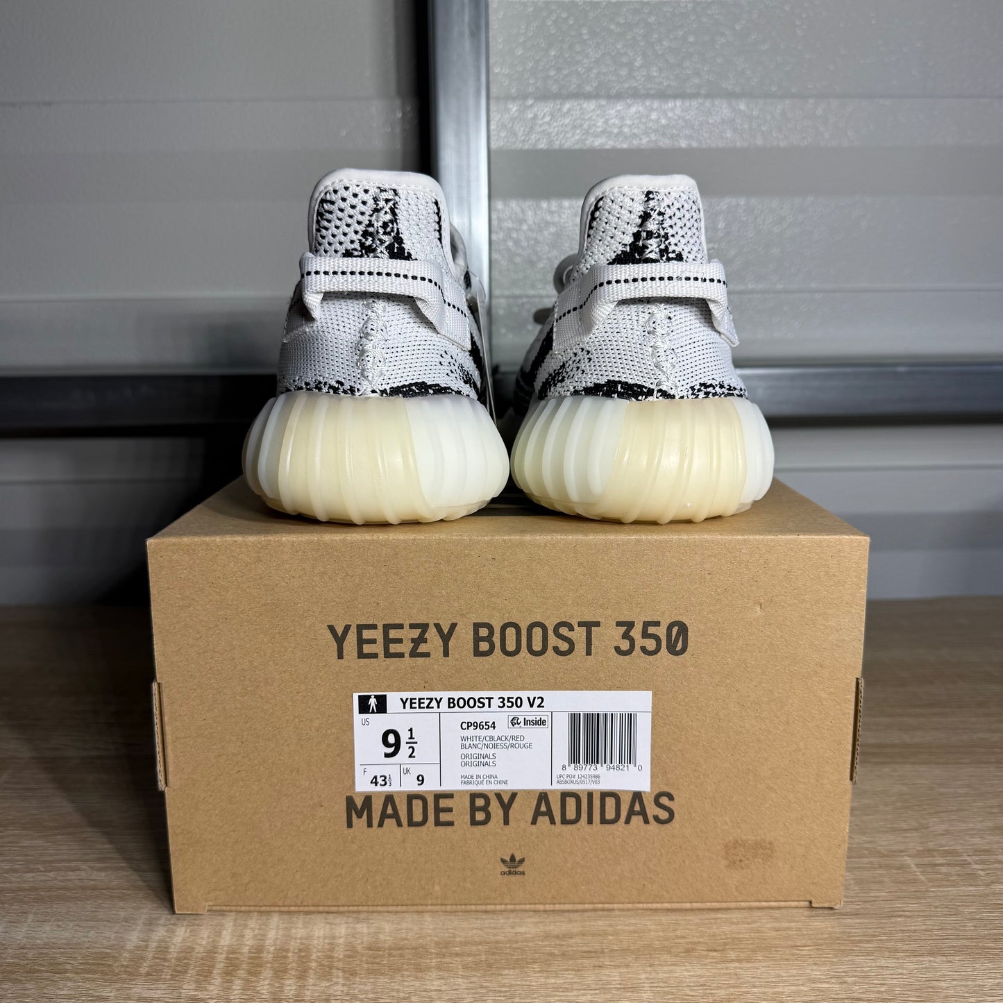 Size 9.5 - YZY Boost 350 V2 Zebra