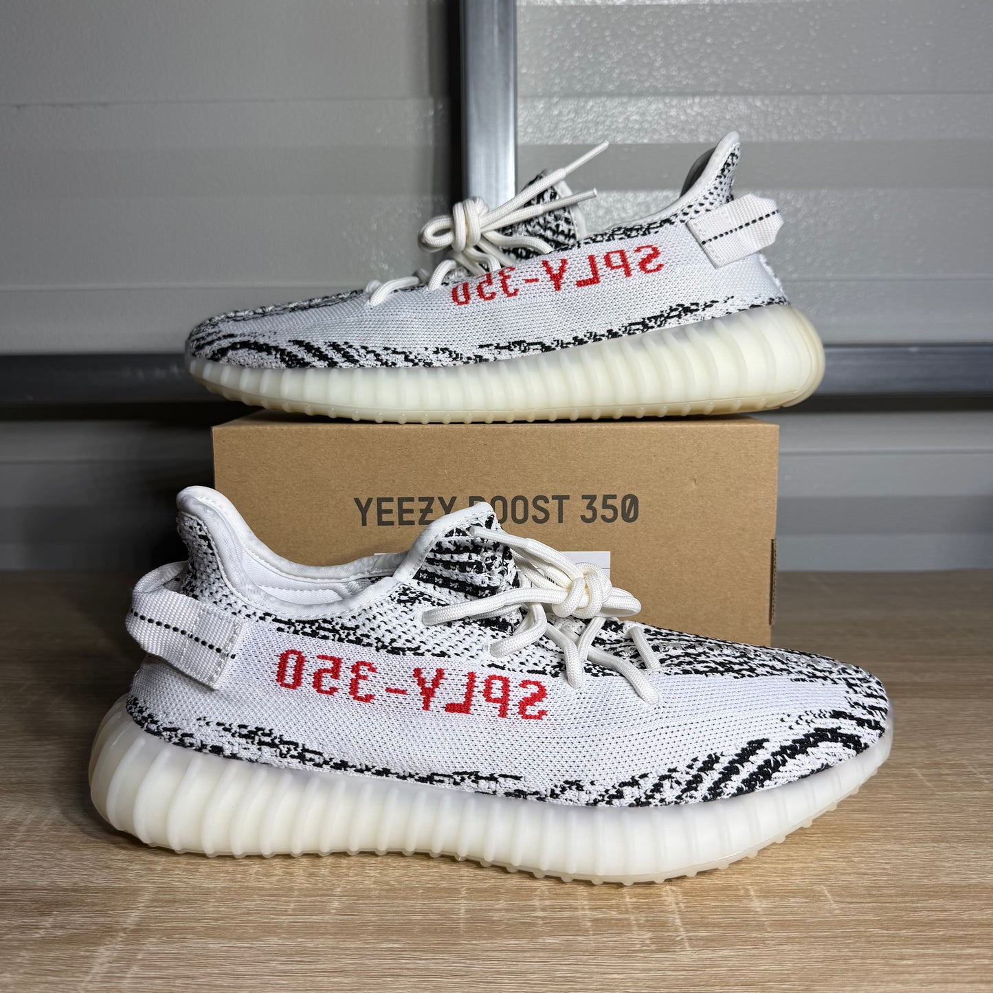 Size 9.5 - YZY Boost 350 V2 Zebra