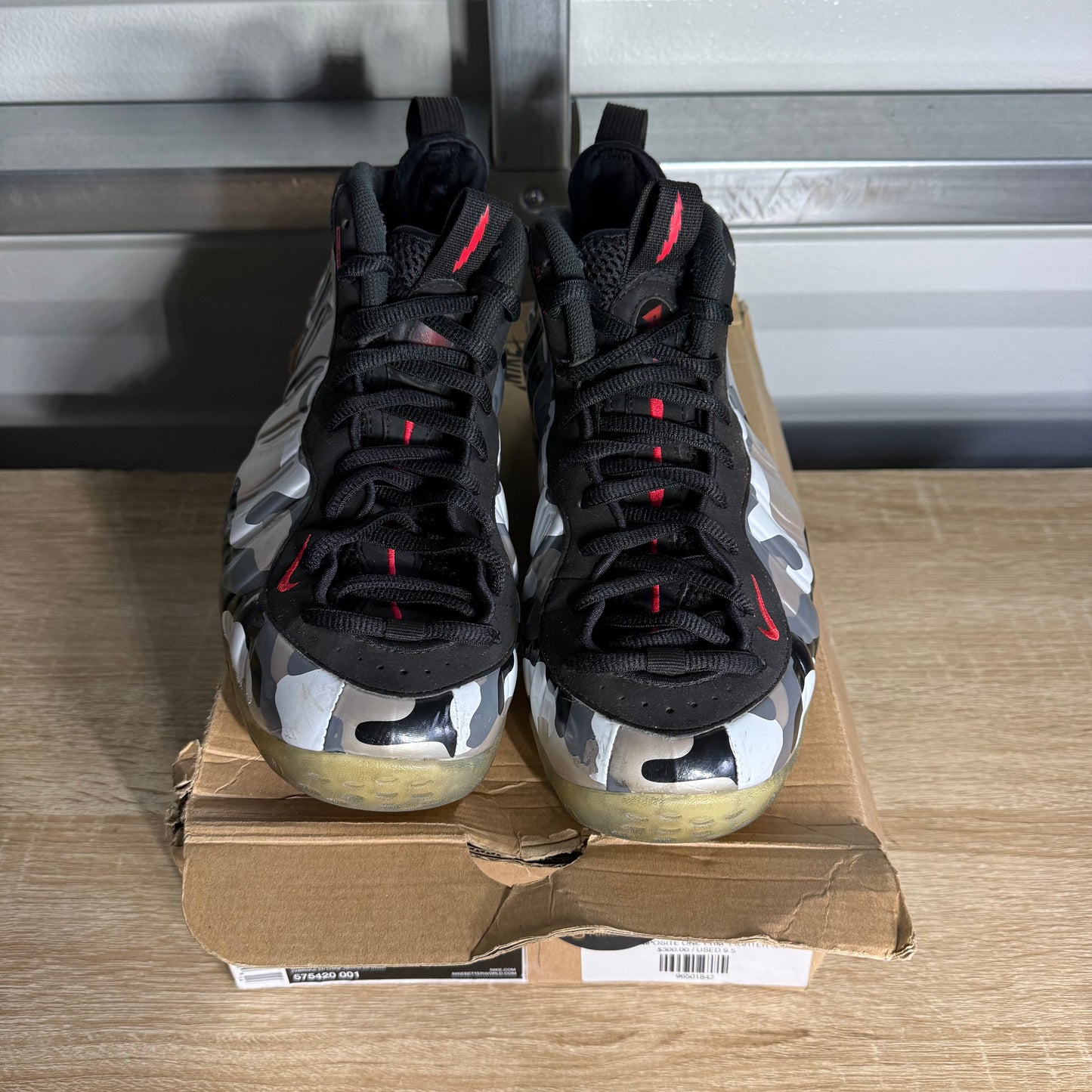 Size 9.5 - Air Foamposite One PRM Fighter Jet