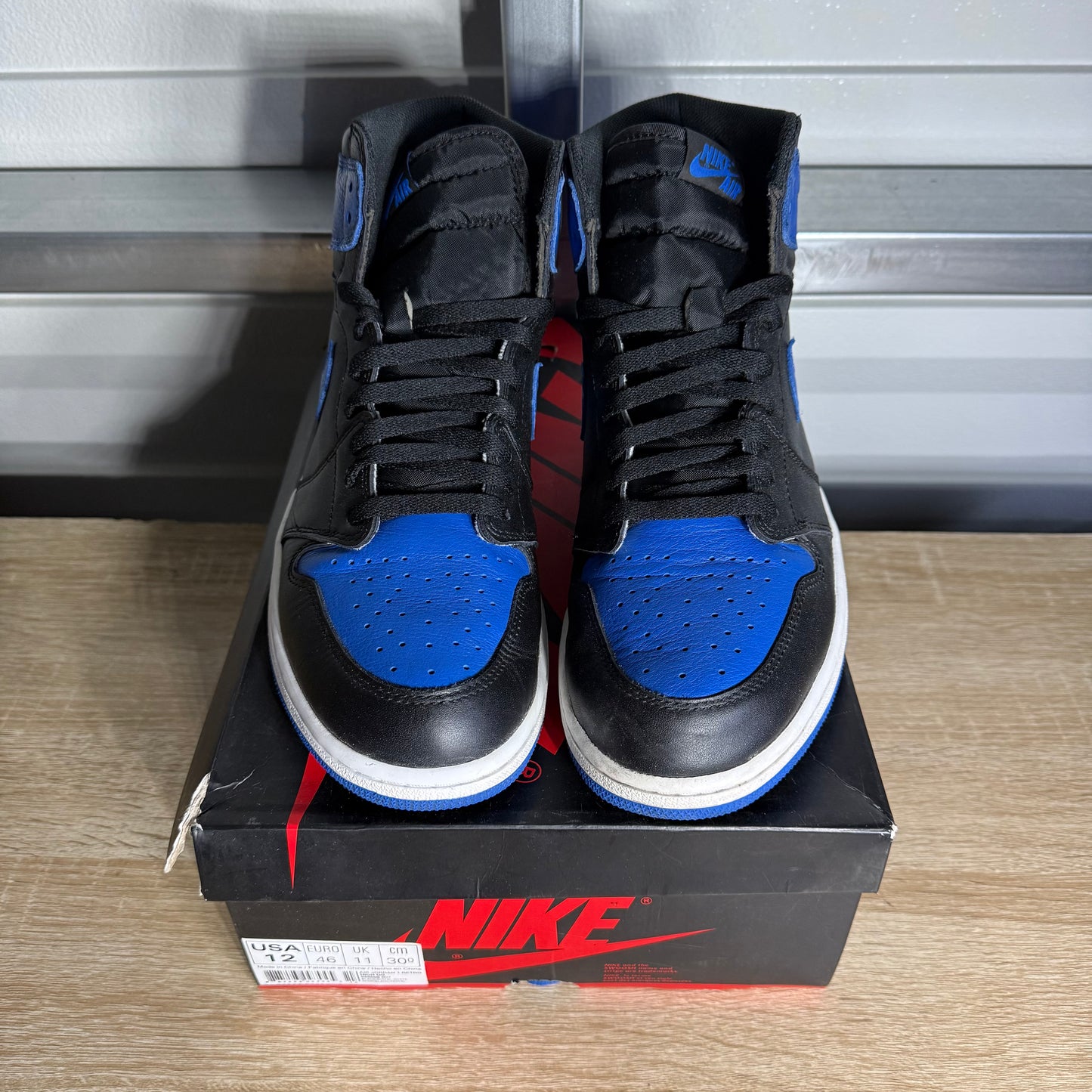Size 12 - AJ 1 Retro High OG 2017 Royal Toe