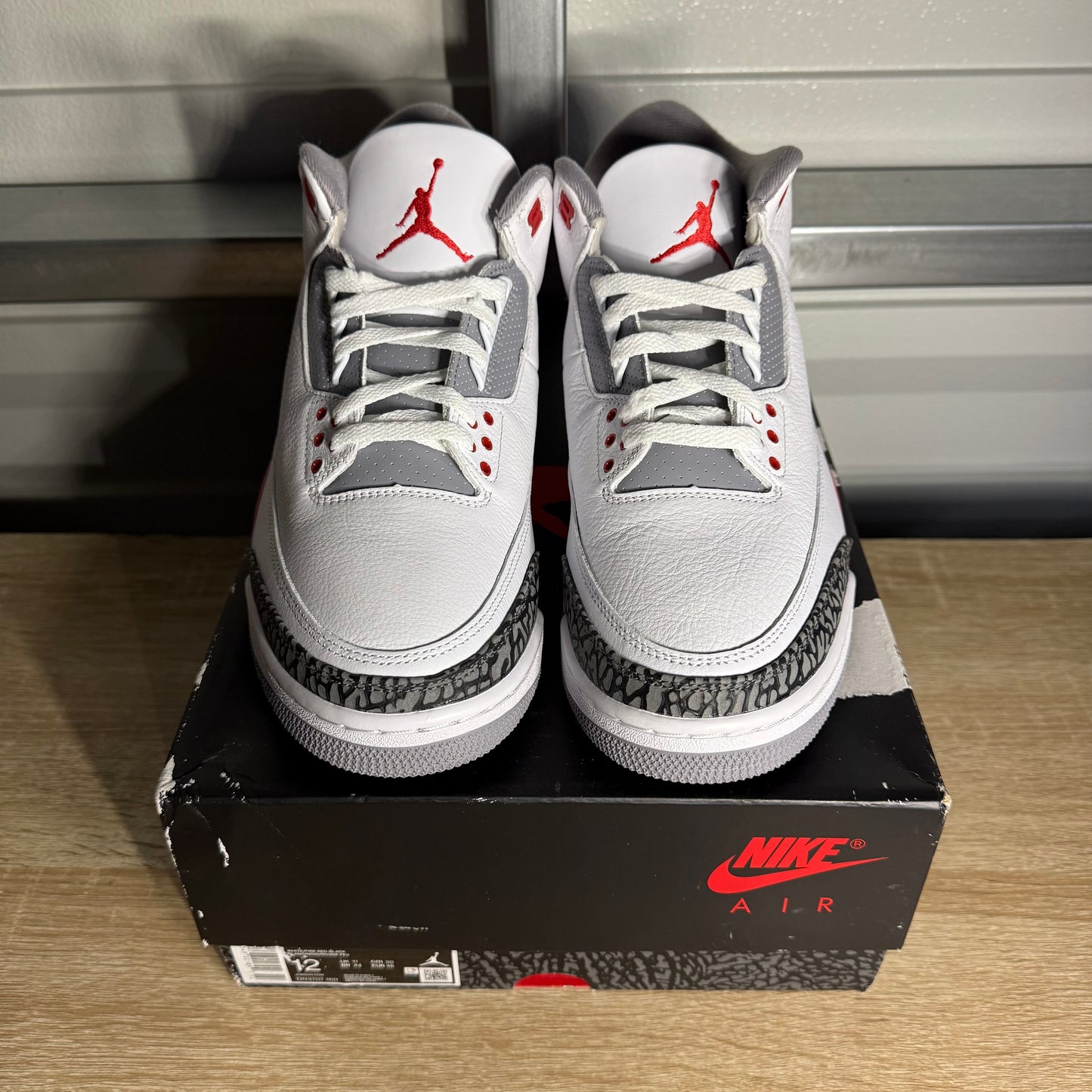 Size 12 - AJ 3 Retro Fire Red