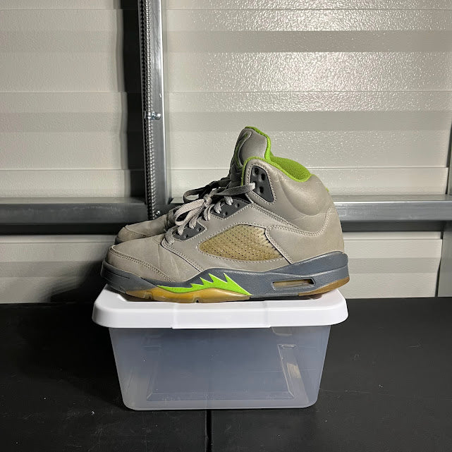Size 9 - AJ 5 Retro Green Bean