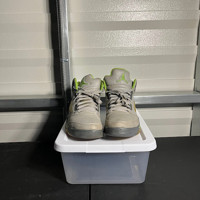 Size 9 - AJ 5 Retro Green Bean