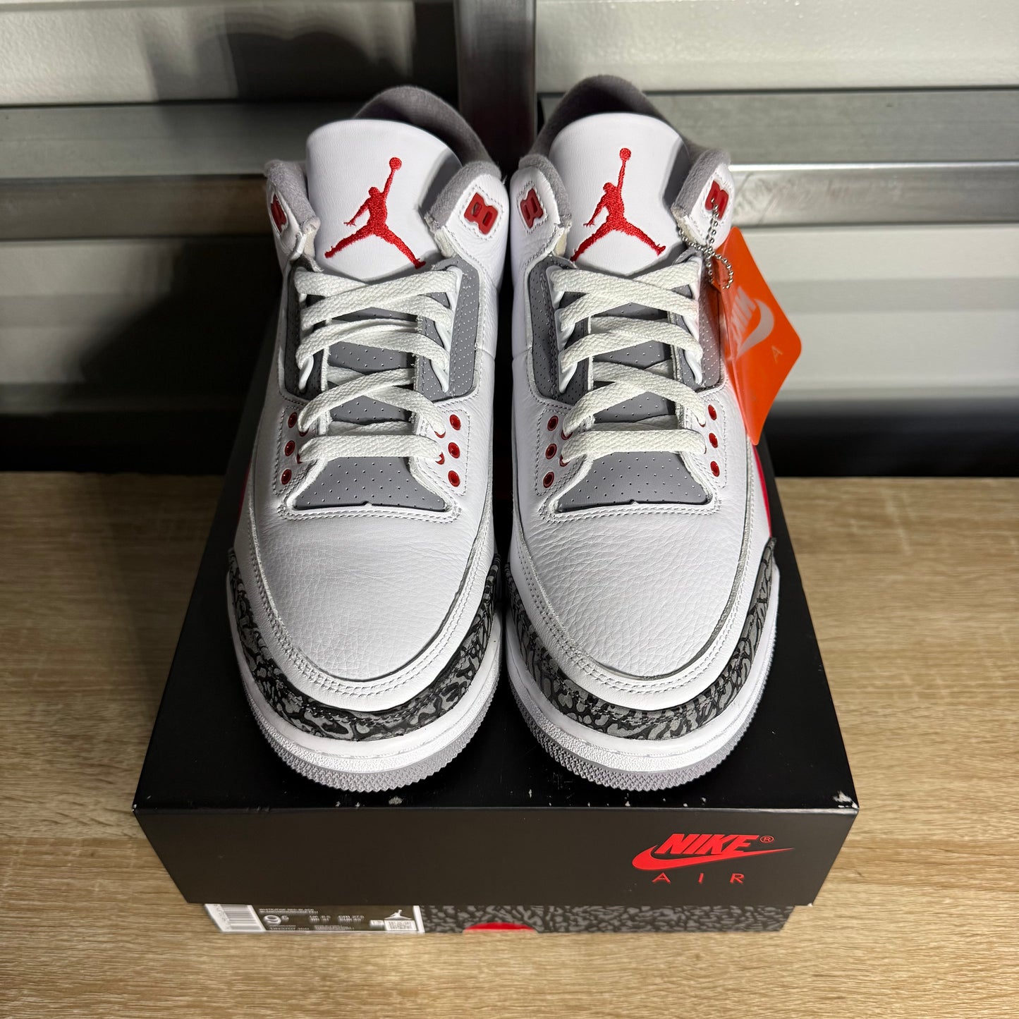 Size 9.5 – AJ 3 Retro Fire Red