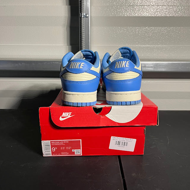 Size 9.5 - Dunk Low Retro University Blue