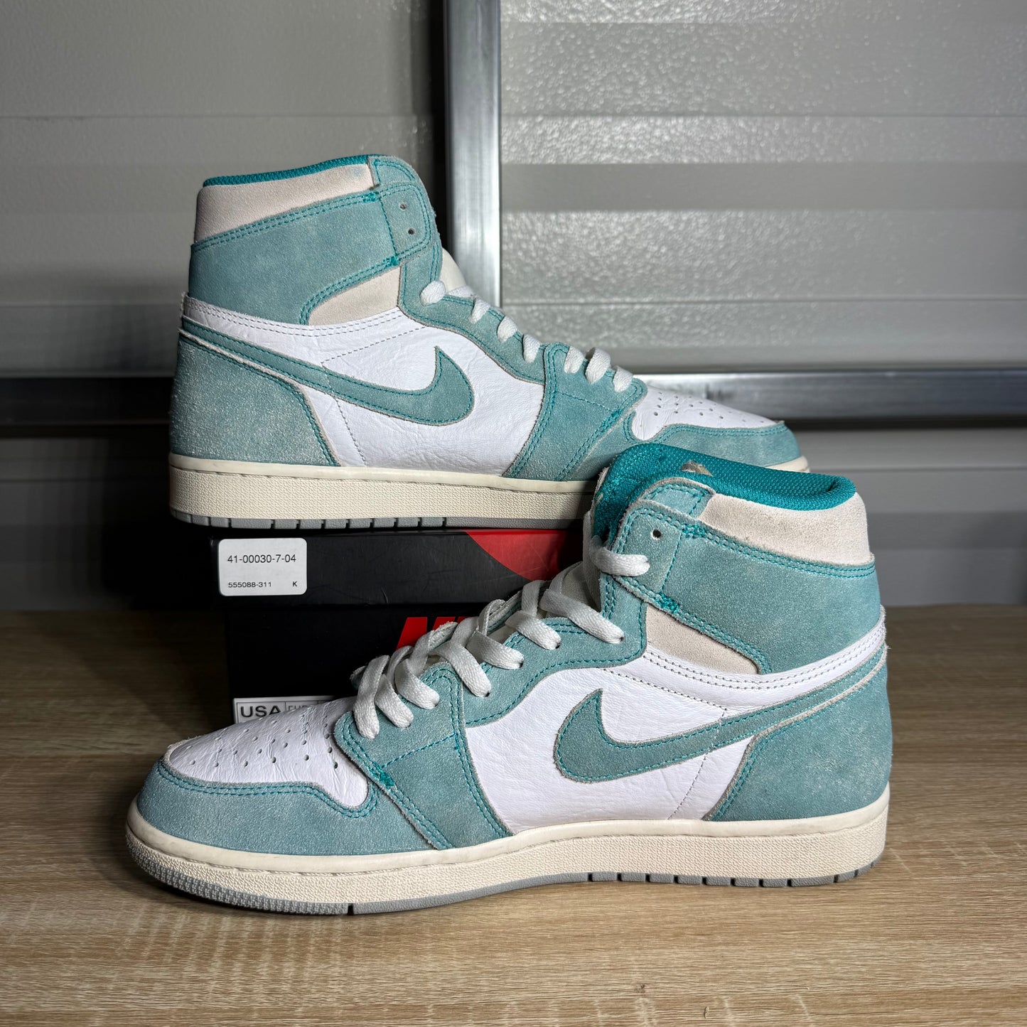 Size 11 -  AJ 1 Retro High OG Turbo Green