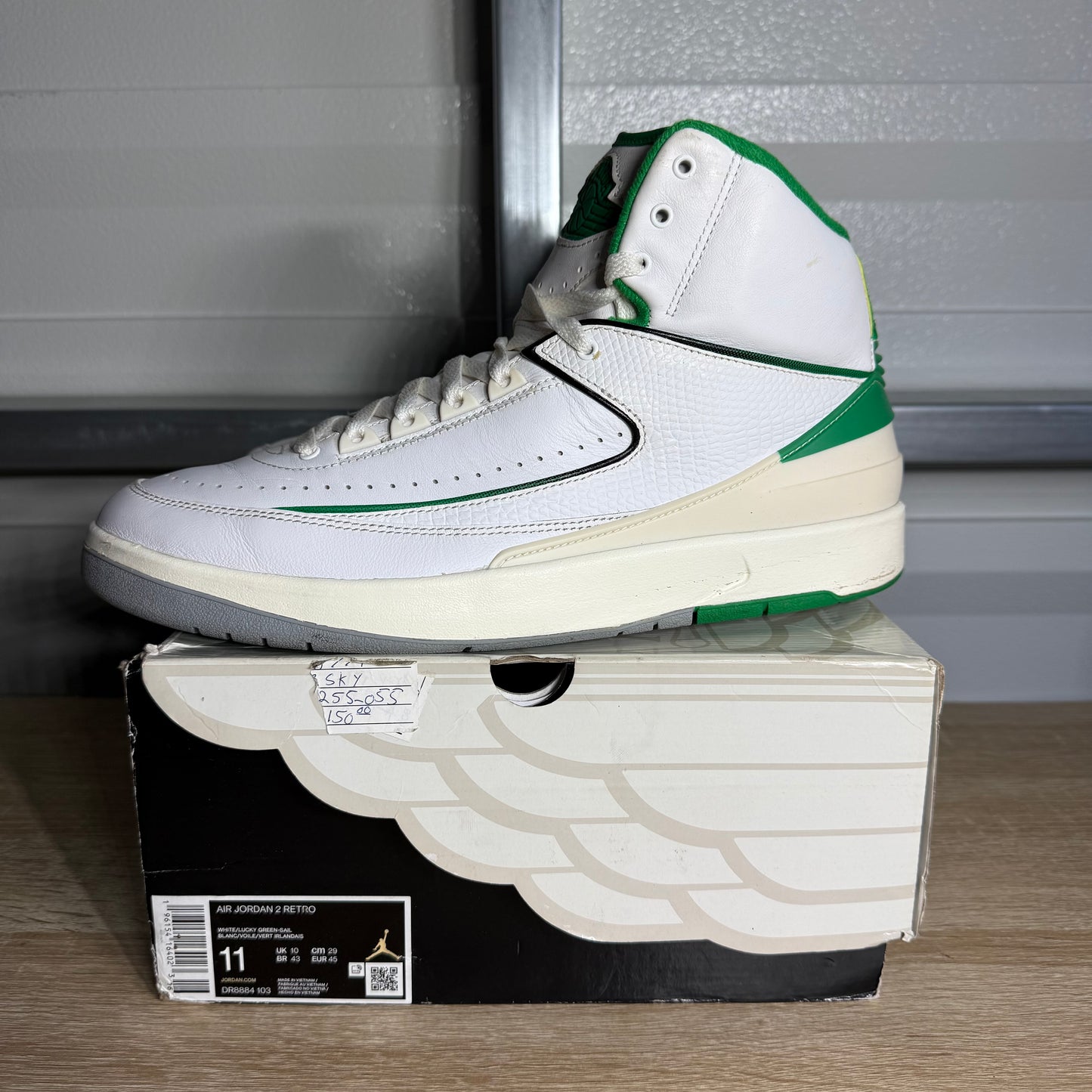 Size 11 - AJ 2 Retro Lucky Green