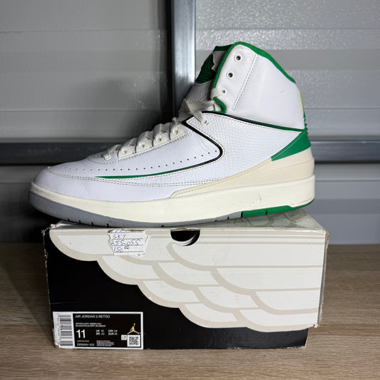 Size 11 - AJ 2 Retro Lucky Green