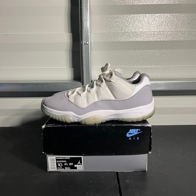 Size 10 - AJ 11 Retro Low Cement Grey
