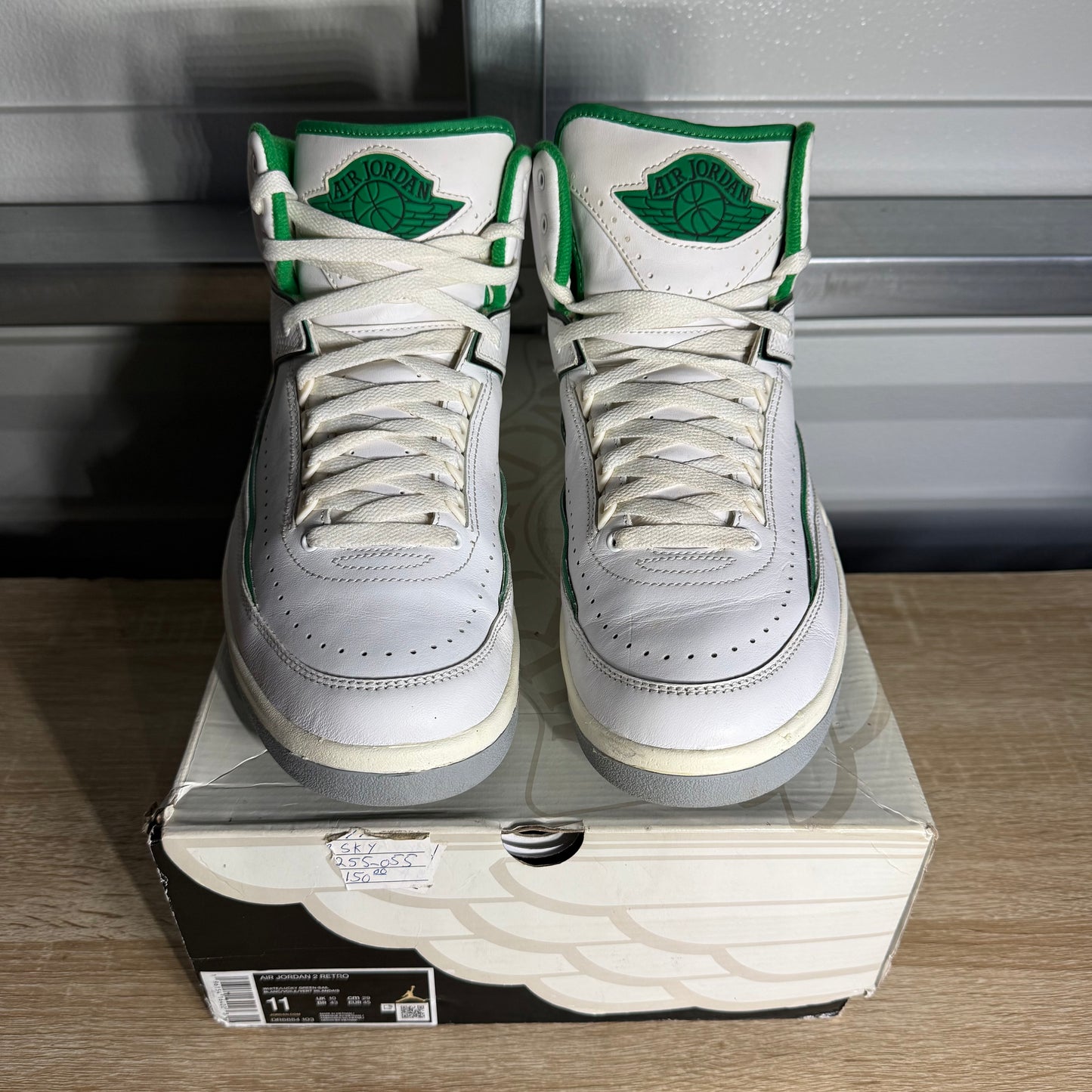 Size 11 - AJ 2 Retro Lucky Green