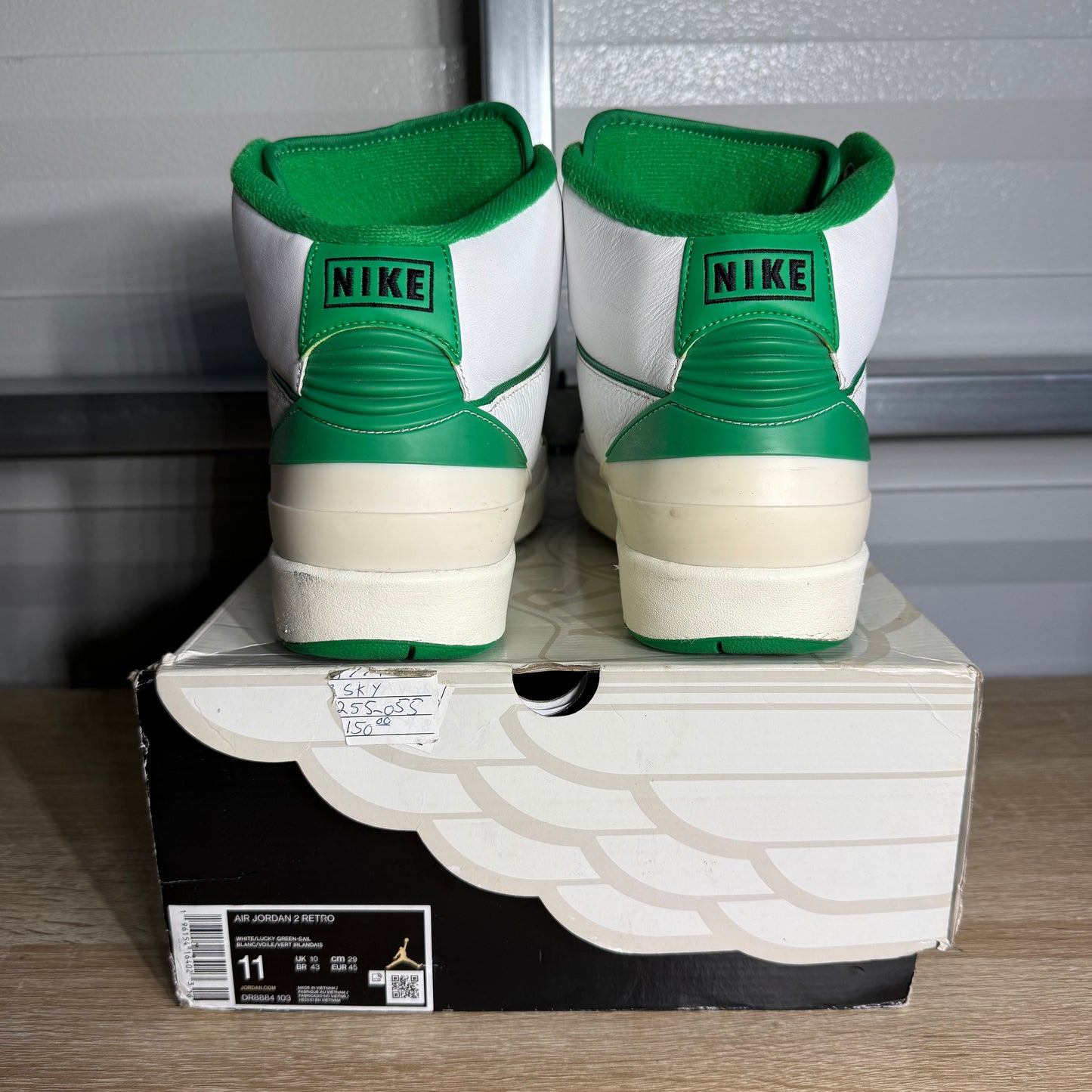 Size 11 - AJ 2 Retro Lucky Green