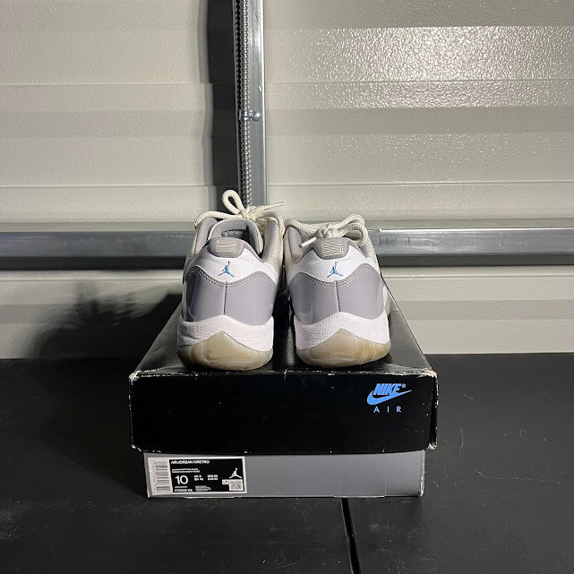Size 10 - AJ 11 Retro Low Cement Grey