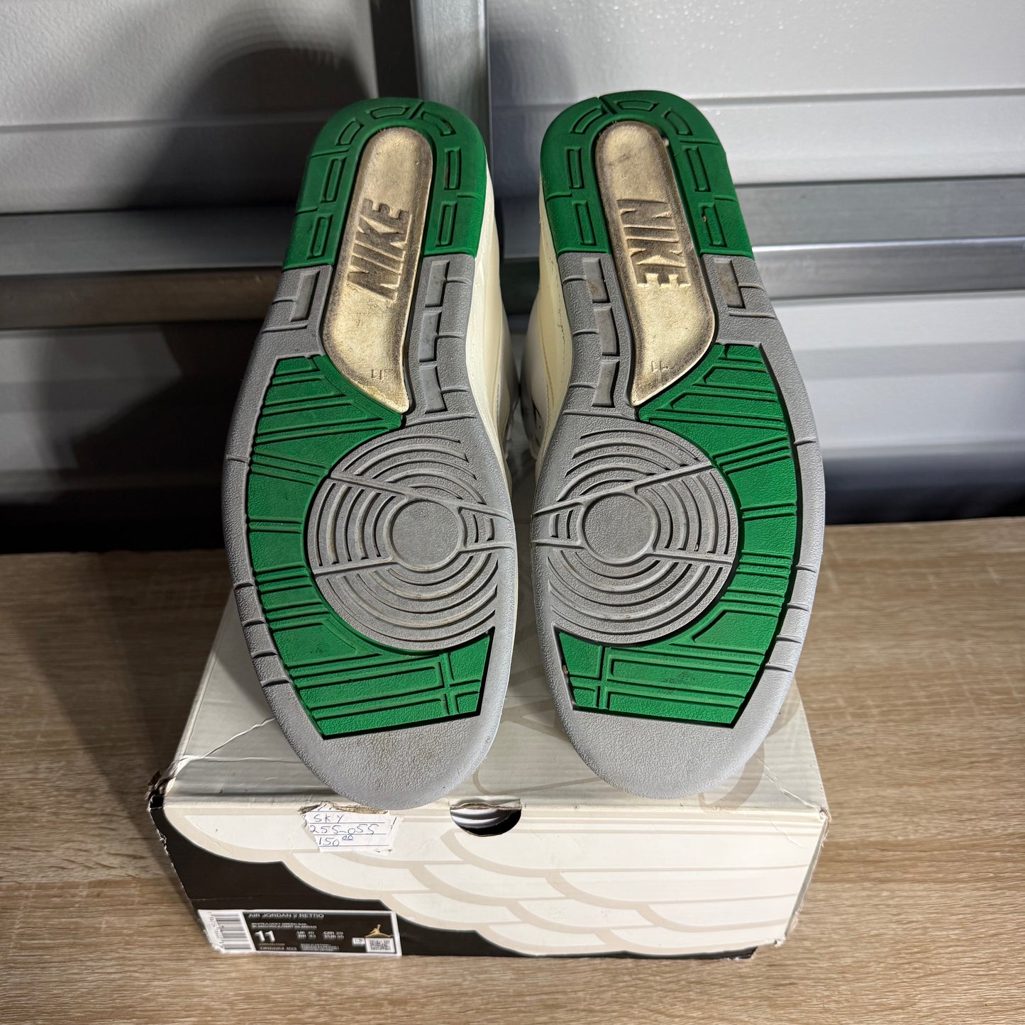 Size 11 - AJ 2 Retro Lucky Green