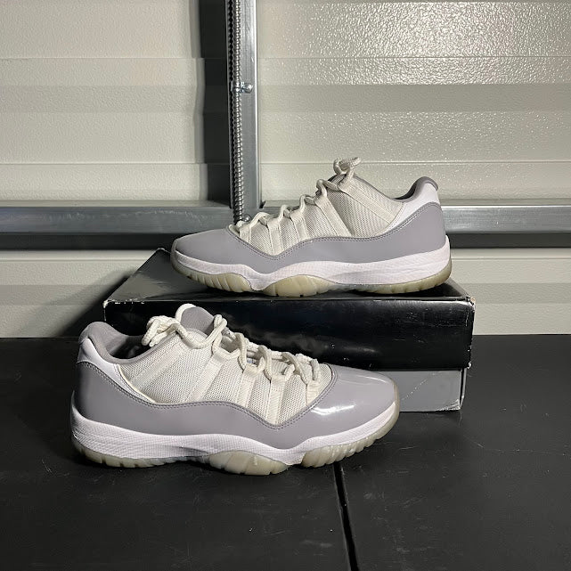 Size 10 - AJ 11 Retro Low Cement Grey