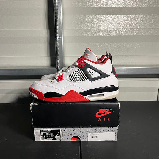 Size 12 - AJ 4 Retro Fire Red